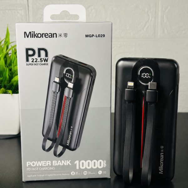 sbhsx Mikorean MGP-L029 10000mAh 22.5W PD Fast Charging Power Bank